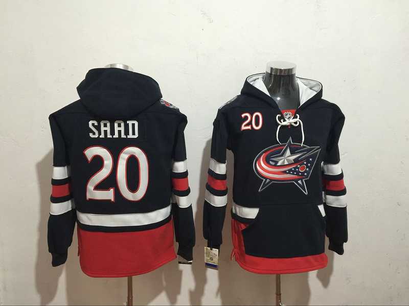 Blue Jackets #20 Brandon Saad Navy All Stitched Hoodie Sweatshirt,We sell and wholesale Blue Jackets #20 Brandon Saad Navy All Stitched Hoodie Sweatshirt on line form chian!